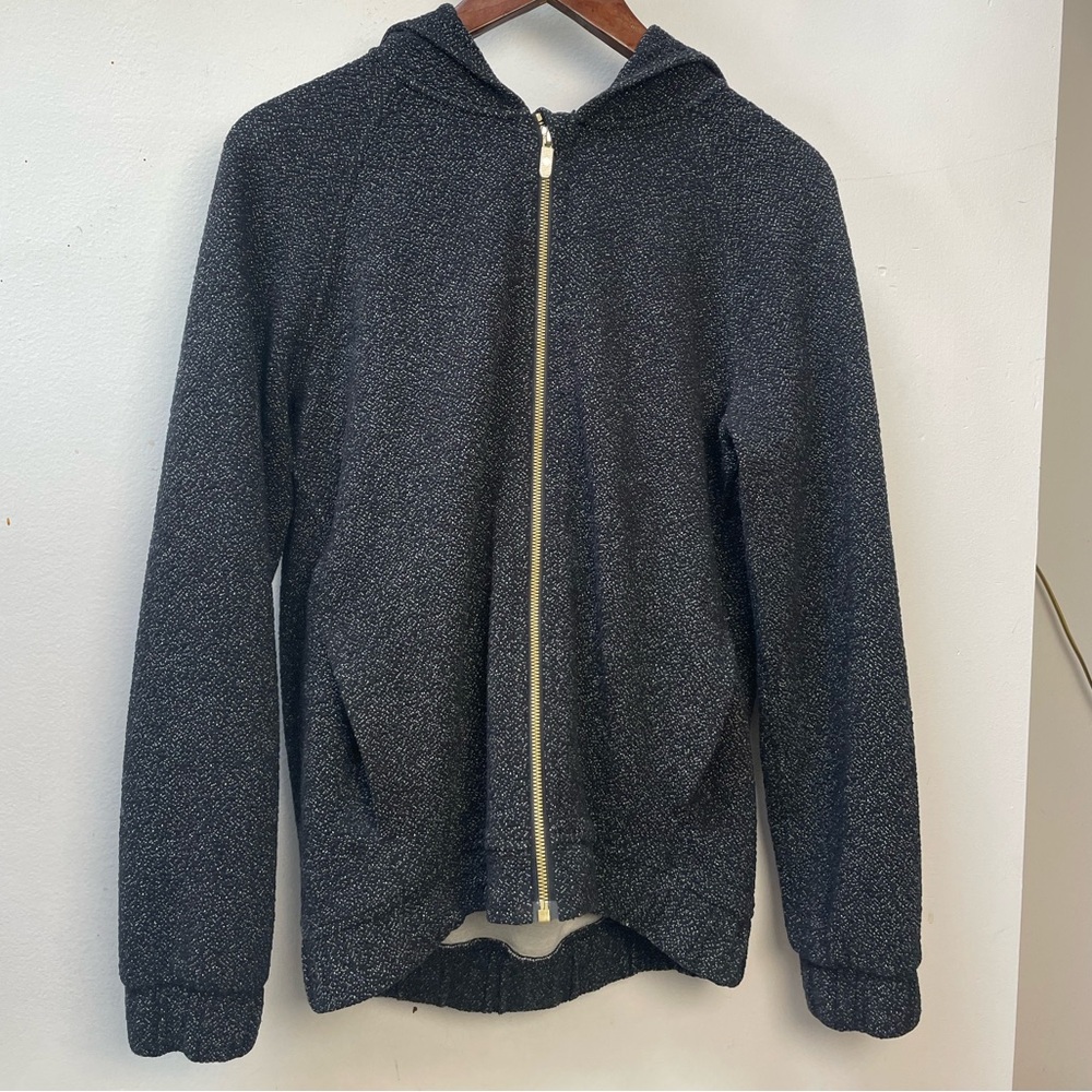 Lululemon Pave New Ways Full-Zip Hoodie - size S, White Speckled